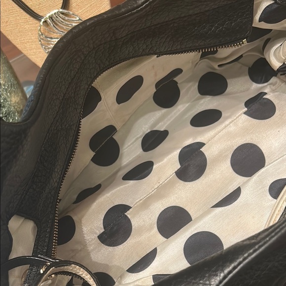 Kate Spade Black Leather Tote Bag - Picture 8 of 12